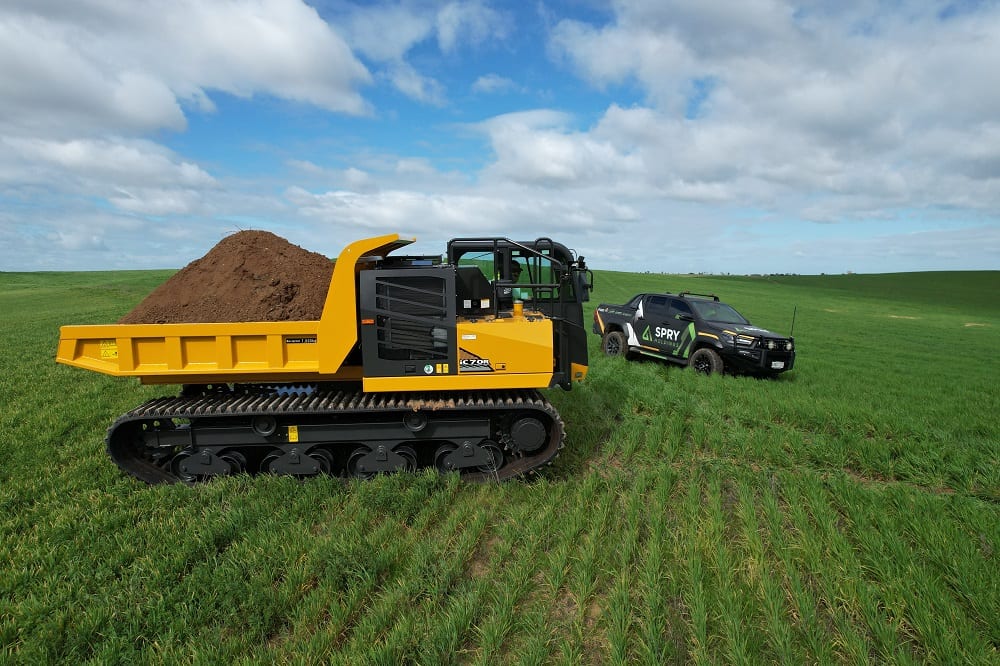 Kato IC70R Rubber Tyre Dump Truck